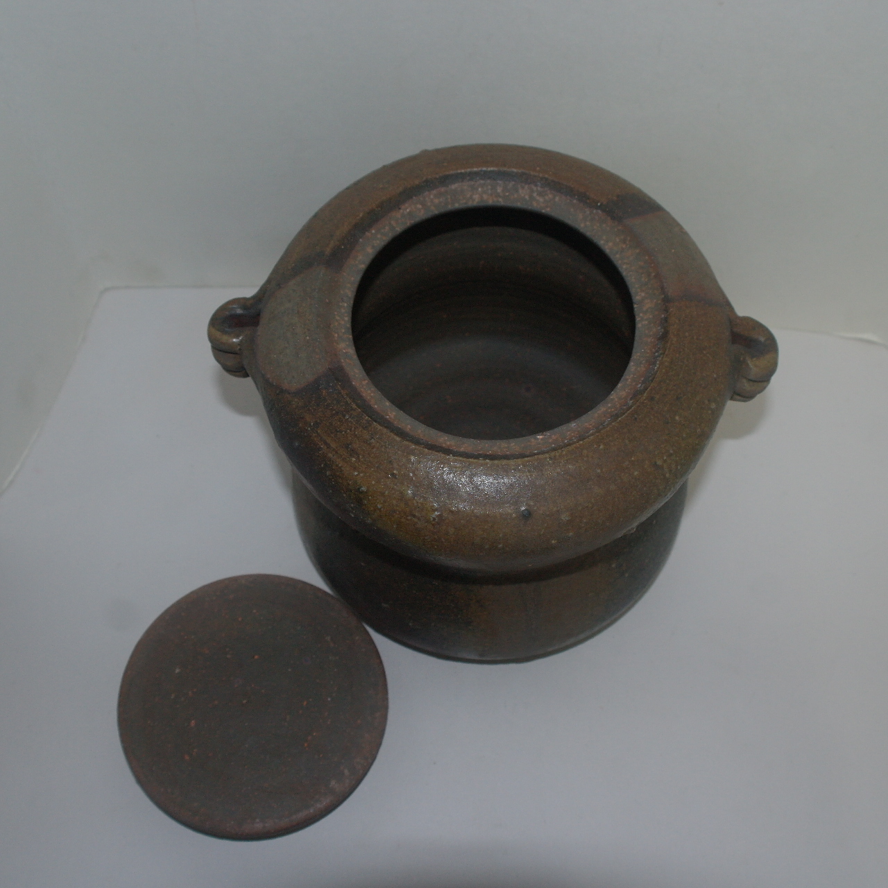 시가라끼 청자 이귀 수통