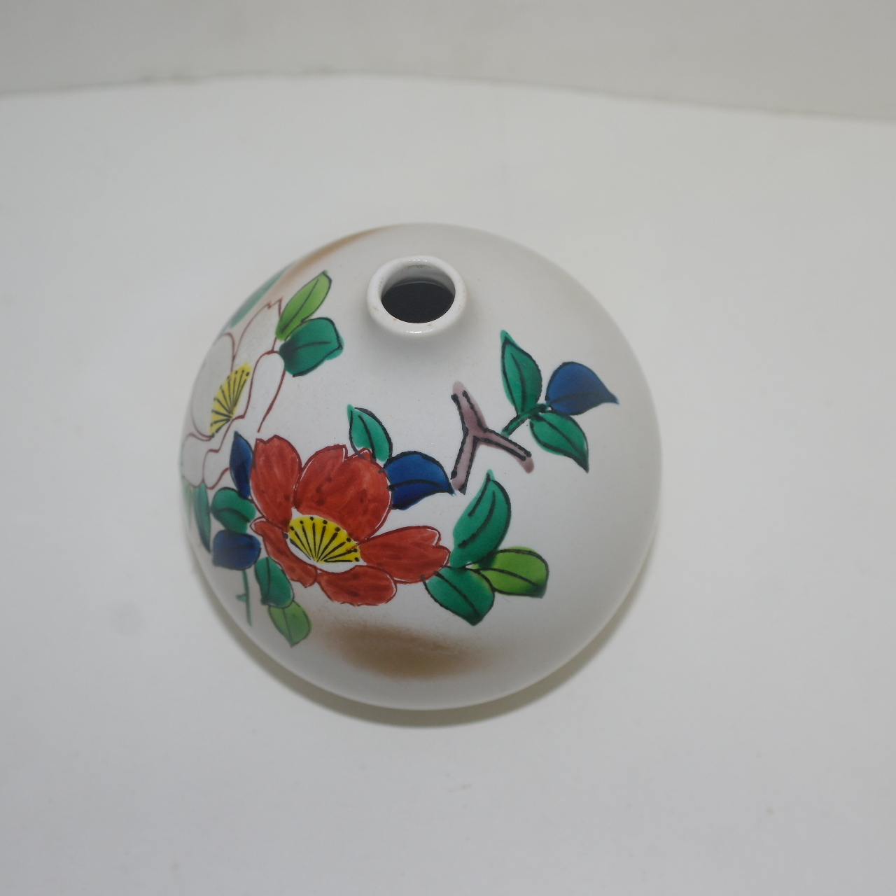 구곡미산(九谷美山) 분청자진사화문 호