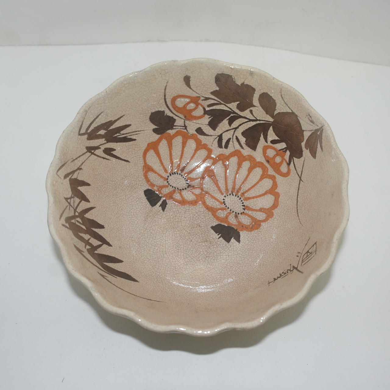 연대가좋은 골동 분청자음각화문 화형대완