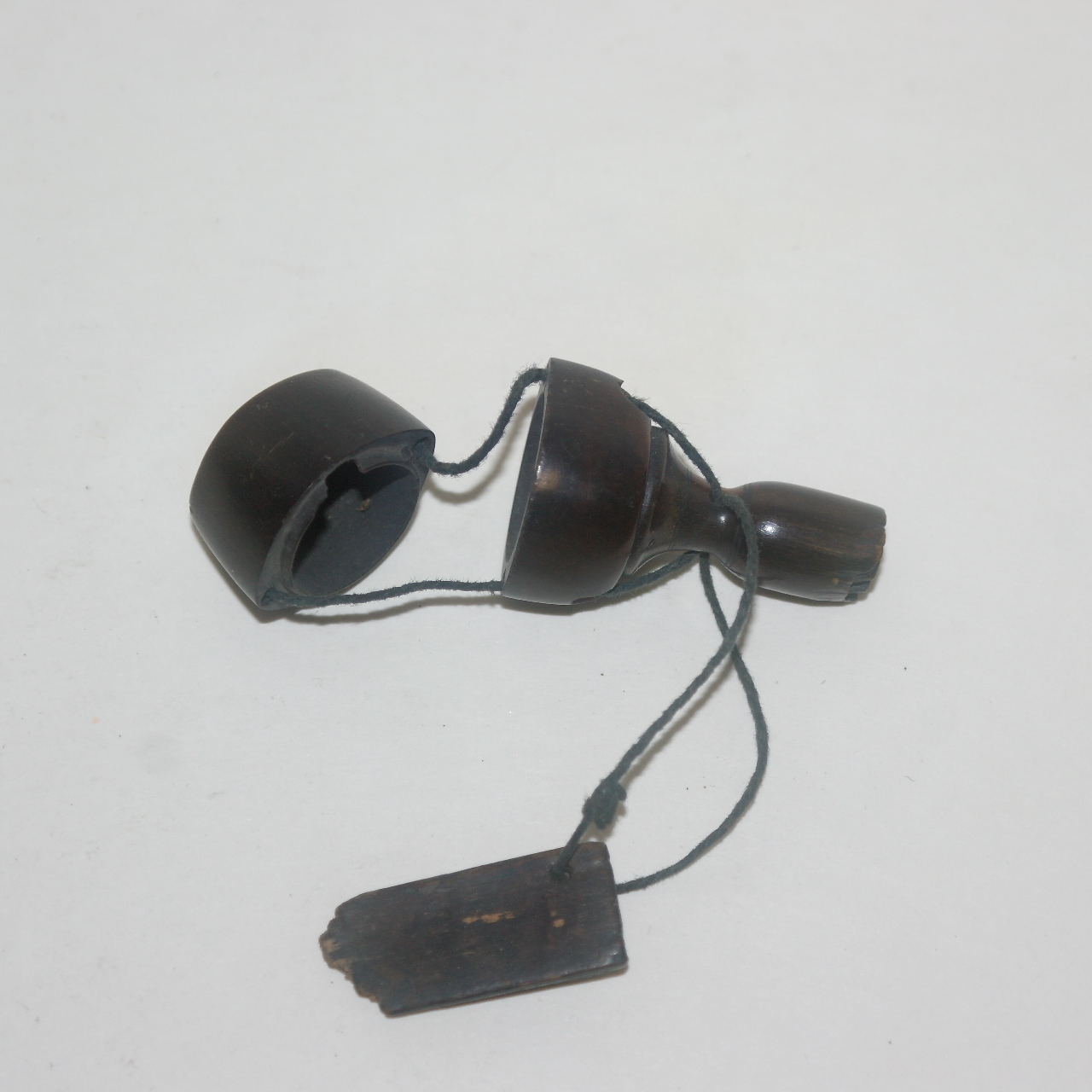 골동 우각재질로된 오래된 낙관