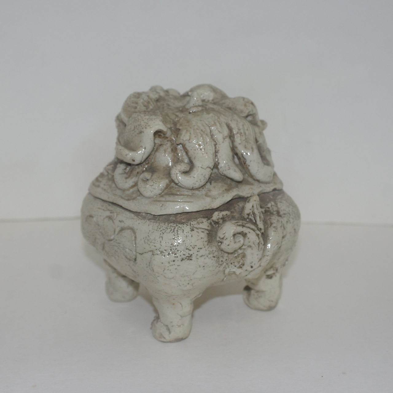 골동-연대가좋은 청자 해태 향로