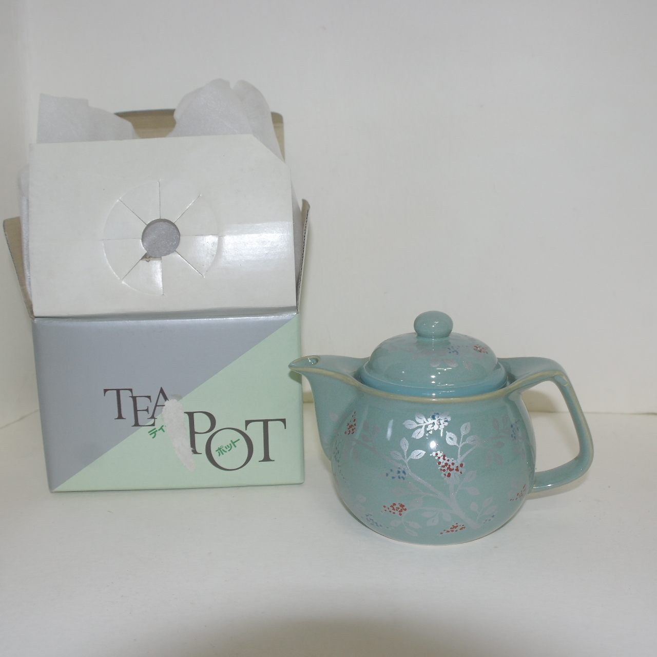 미사용 청자 다관