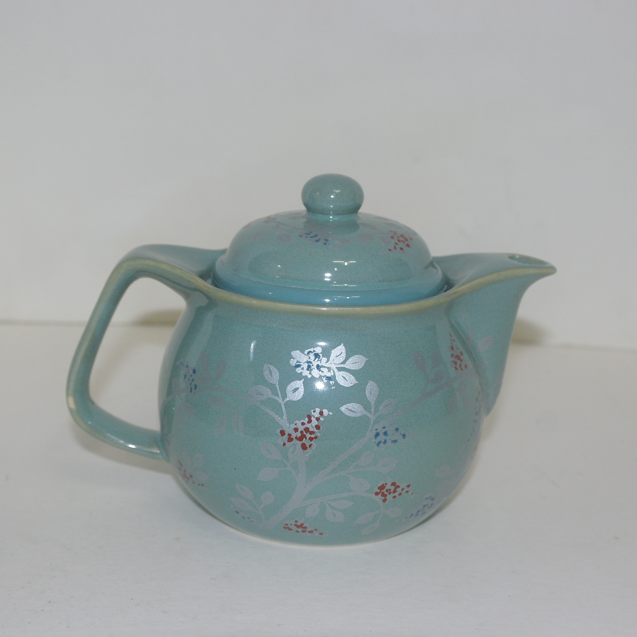 미사용 청자 다관