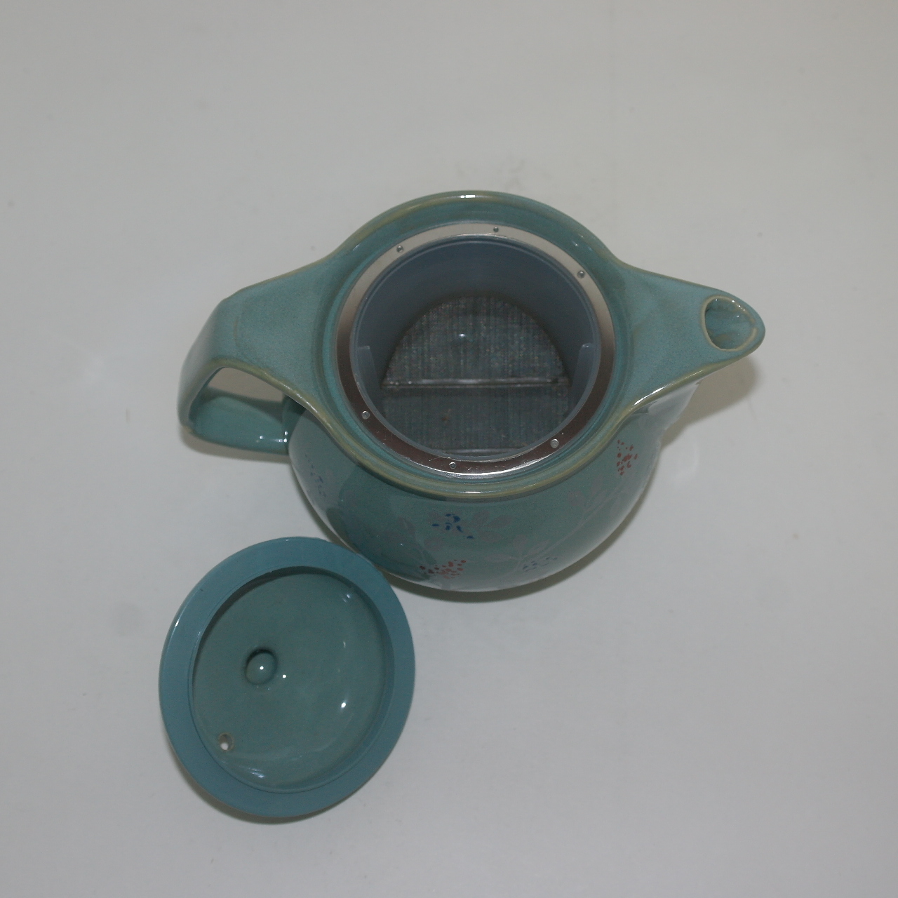 미사용 청자 다관