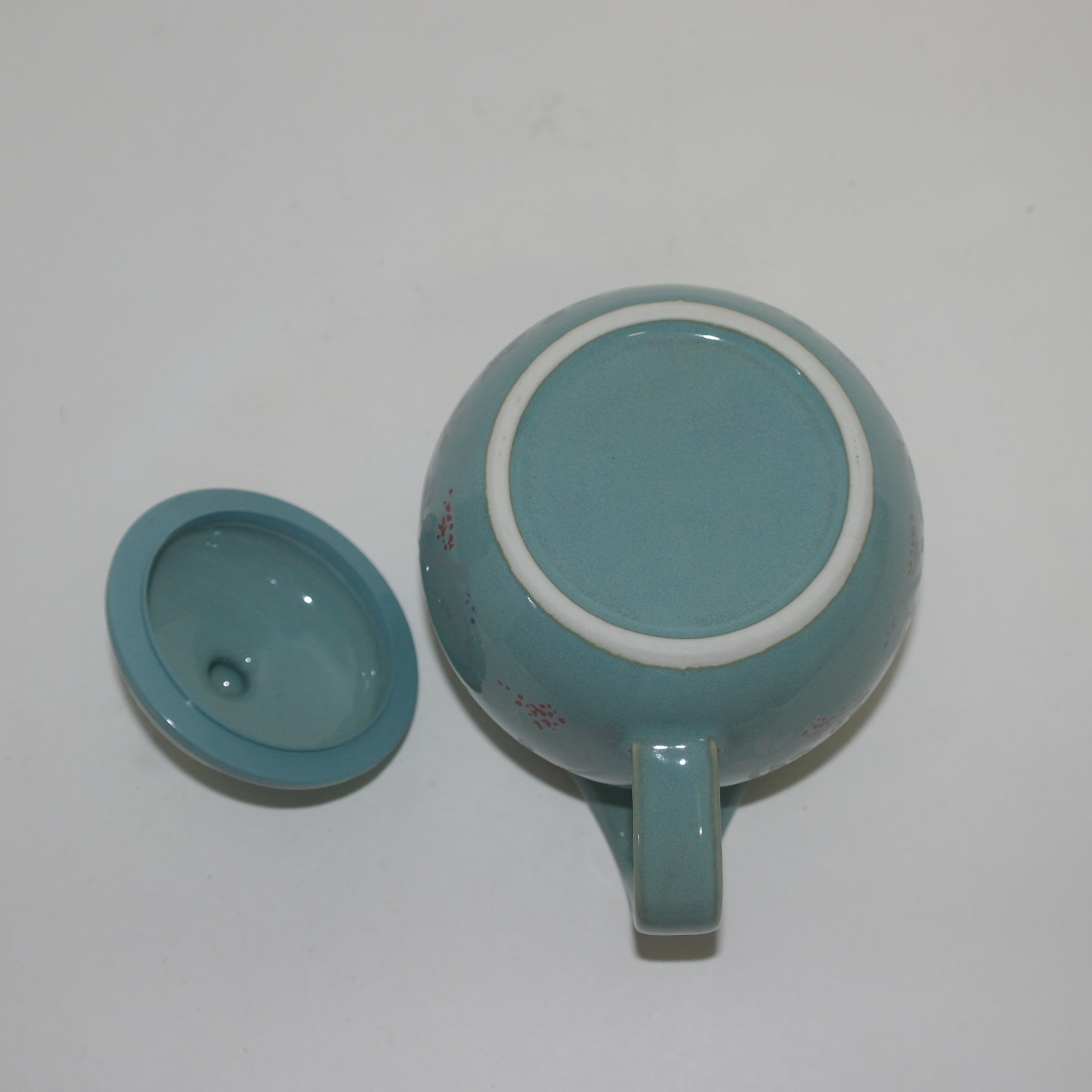 미사용 청자 다관