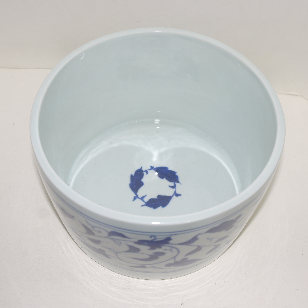 청화백자 화문 수통