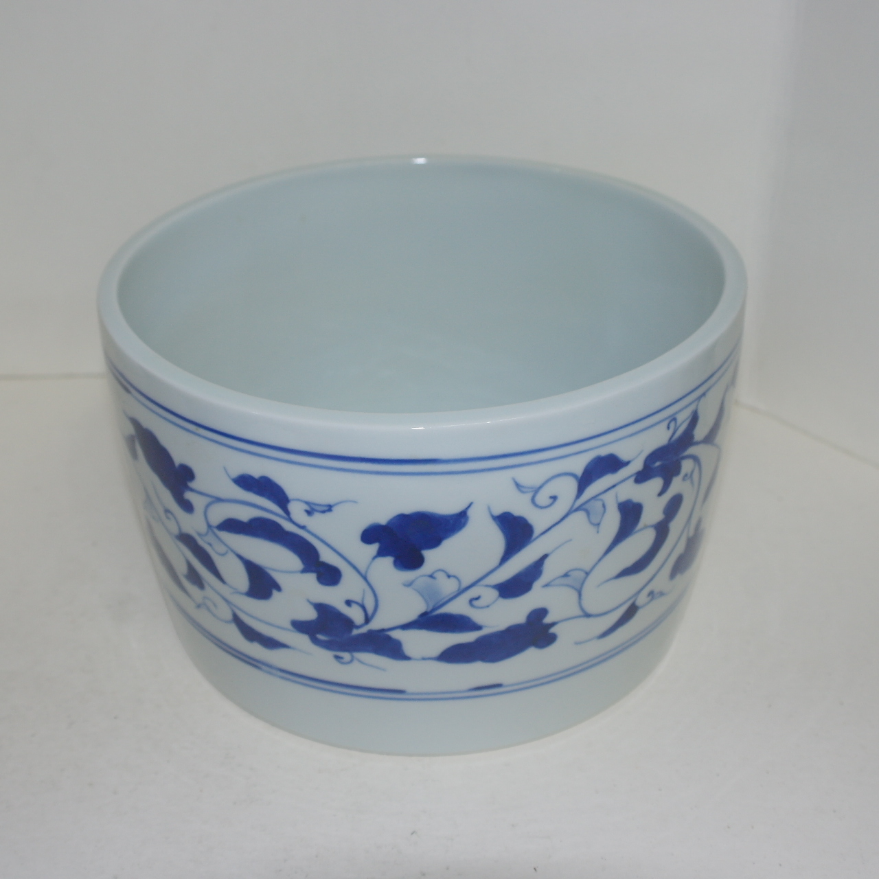 청화백자 화문 수통