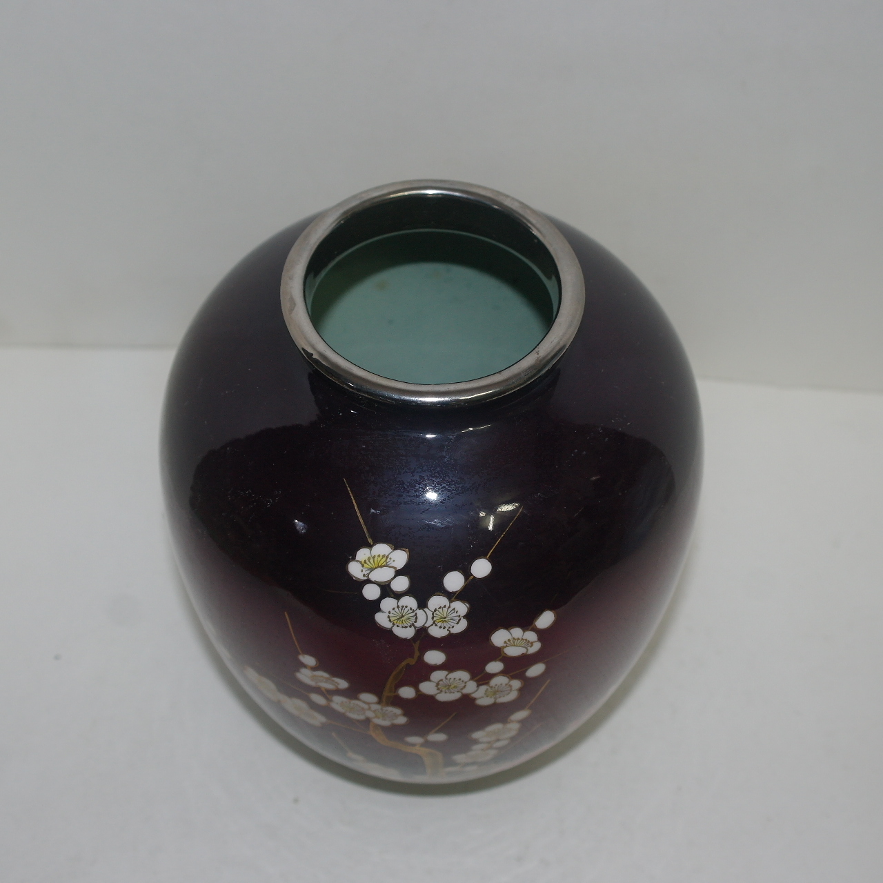 청자 금채매화문 호