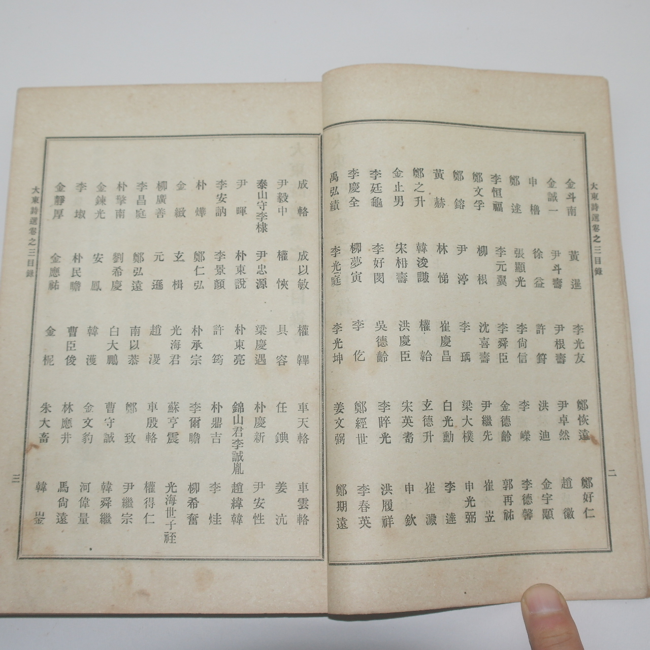 1918년 장지연(張志淵)編 대동시선(大東詩選)권3,4  1책