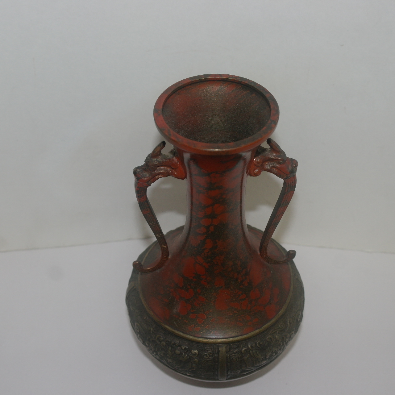 묵직한 청동으로된 용문이귀호