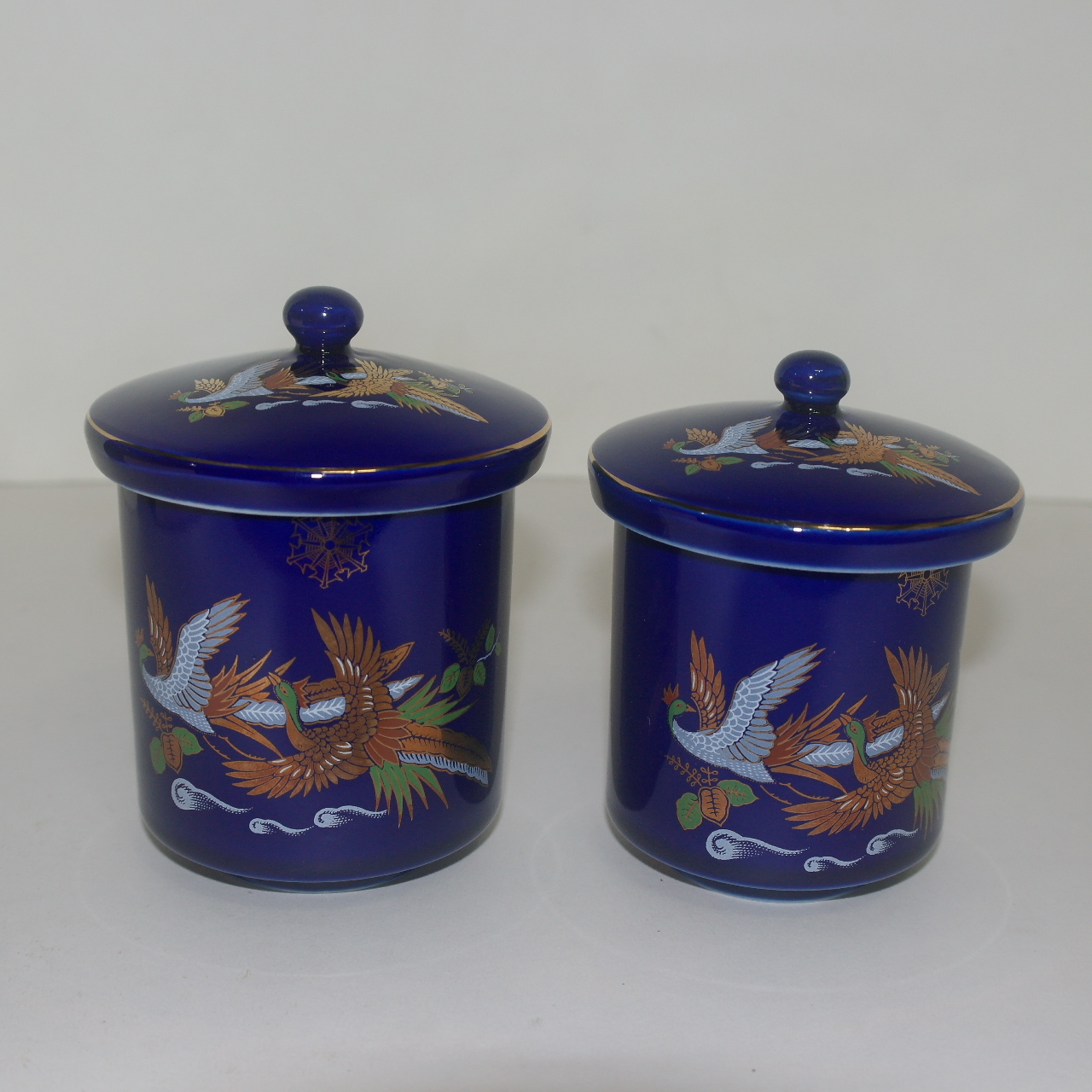 청자 금채조화문 부부잔셋트