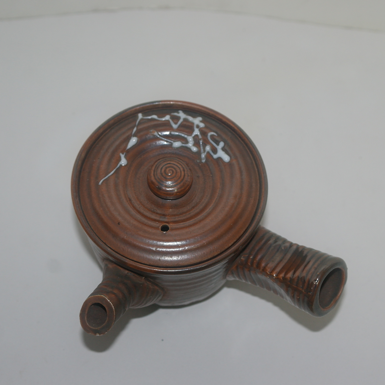 연대가좋은 청자 백채문자문 다관