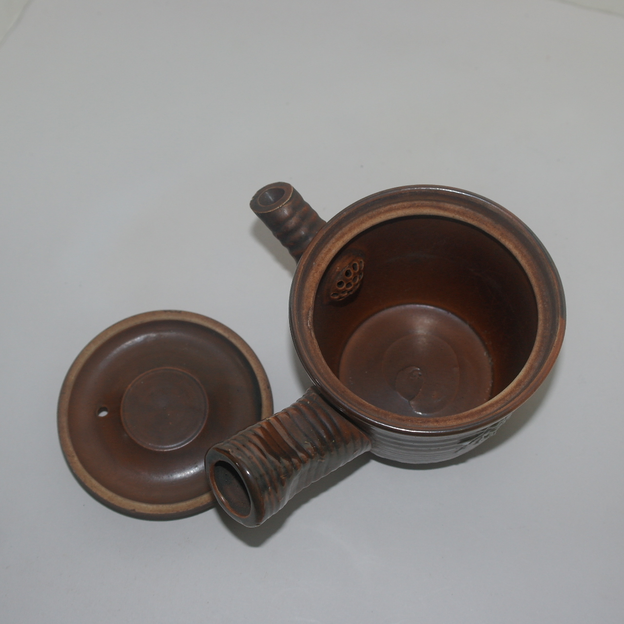 연대가좋은 청자 백채문자문 다관