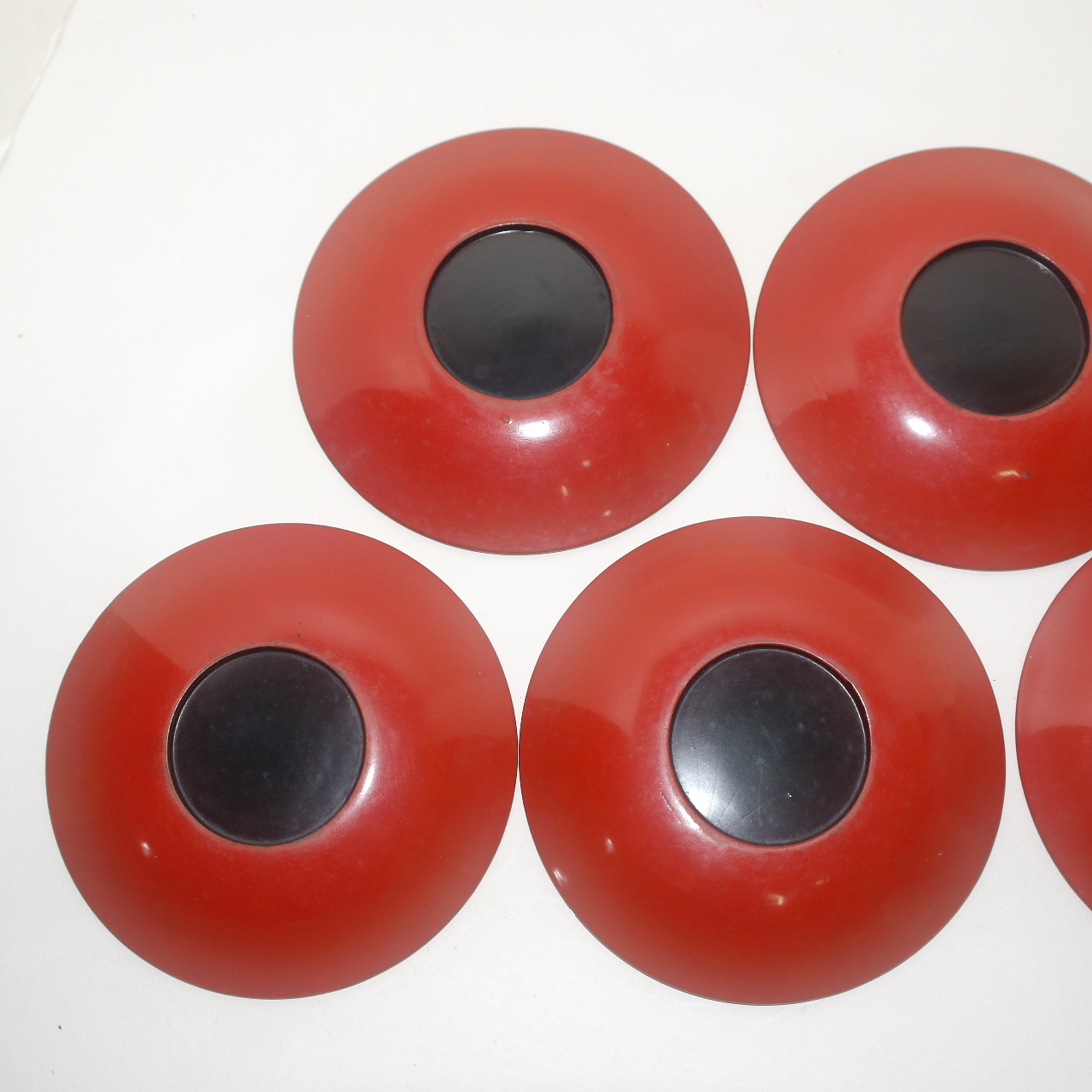 연대가좋은 나무에 자개화문된 완 5점