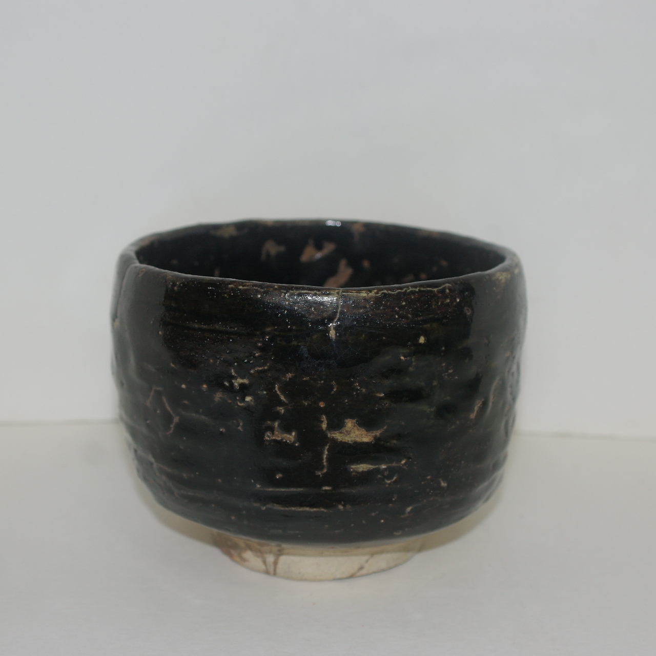 흑유청자 말찻잔