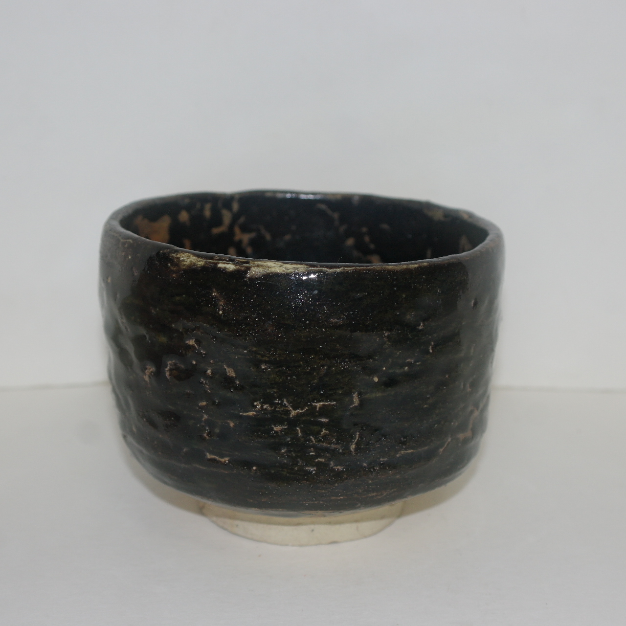 흑유청자 말찻잔