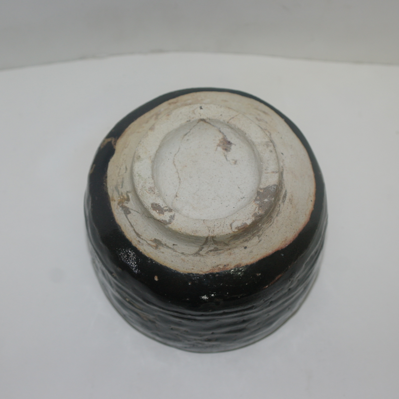 흑유청자 말찻잔