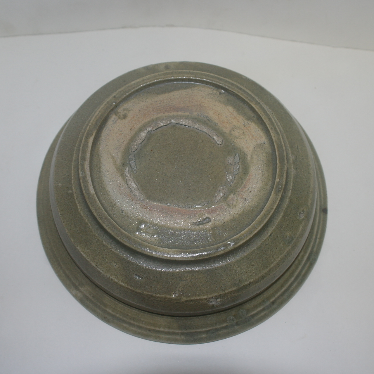 에도시기 대형크기의 청자철화무우문 화형대완