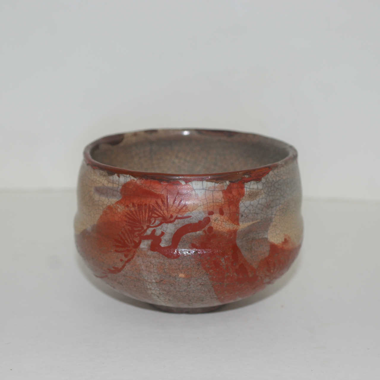 골동-청자 진사화문 오목말찻잔