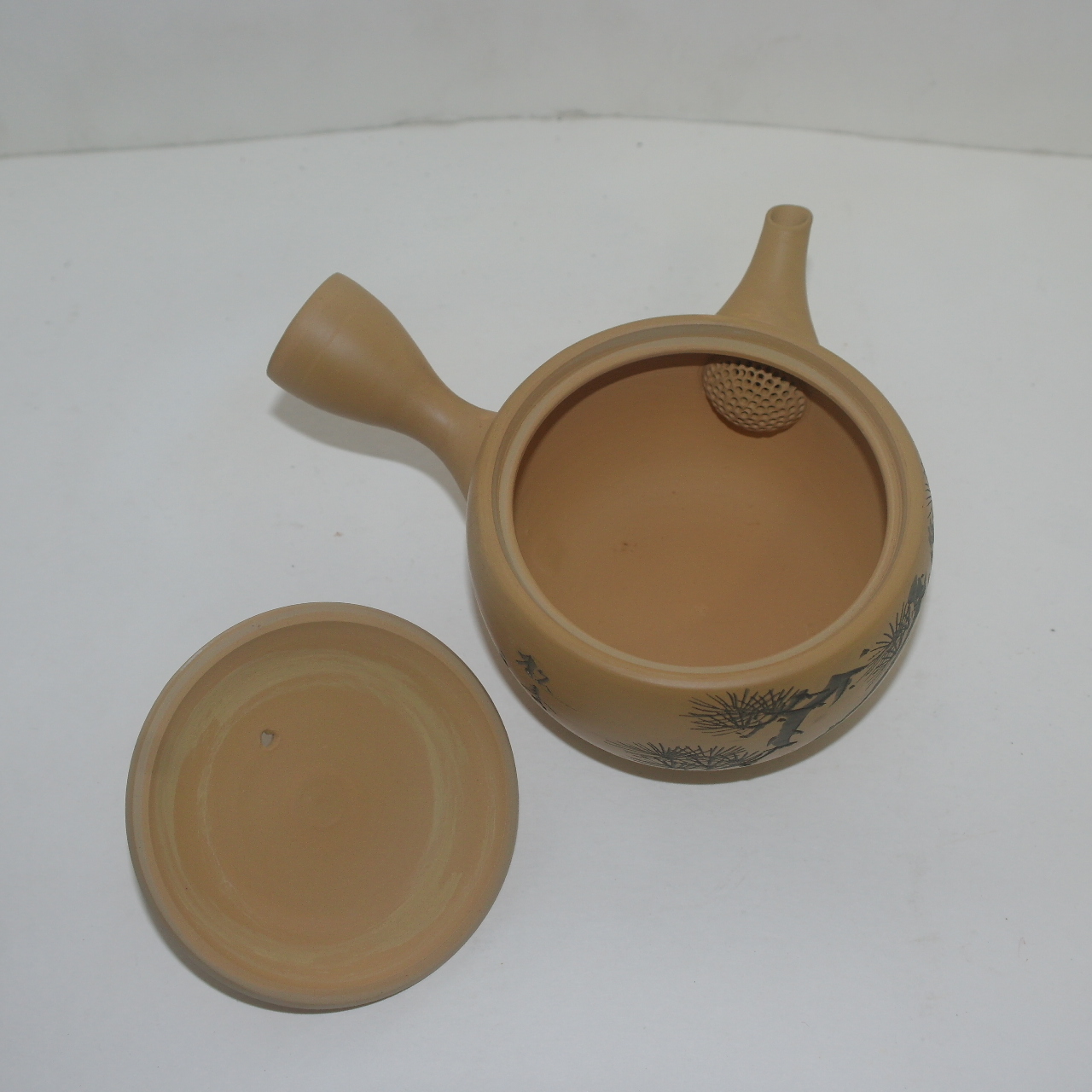 자사도자기 음각노송문 5인 다관셋트