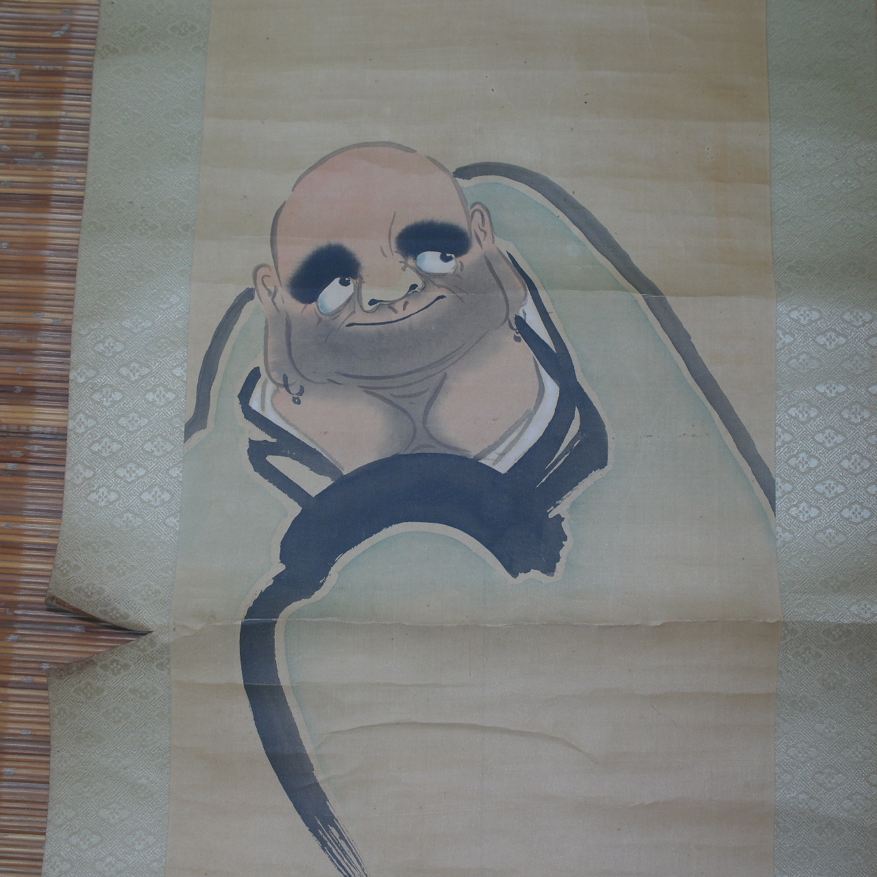 14-1933년(소화8년) 달마대사 그림 족자