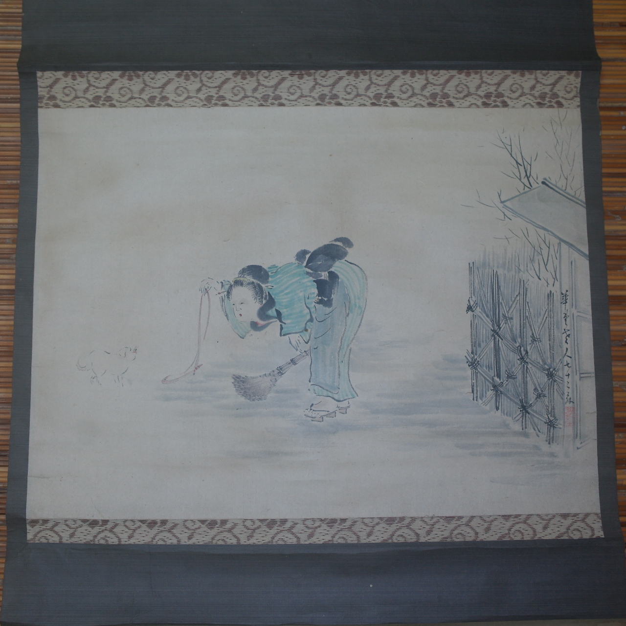 17-여인풍속도 그림 족자