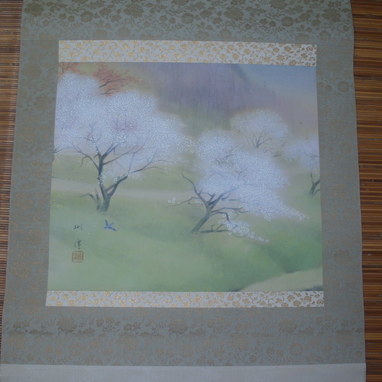 25-채색화 그림 족자