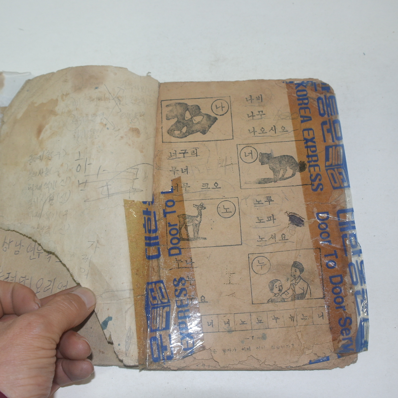 1961년 재건국민운동본부 한글공부