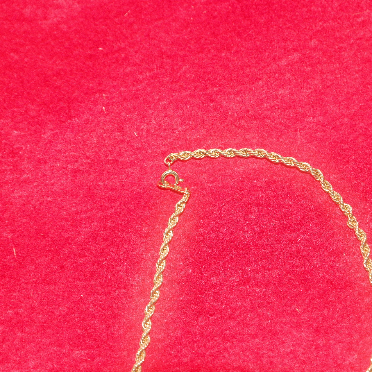 18k 금도금 목걸이