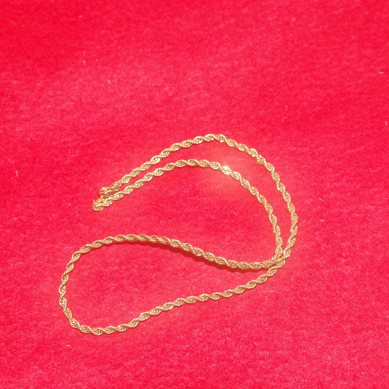 18k 금도금 목걸이