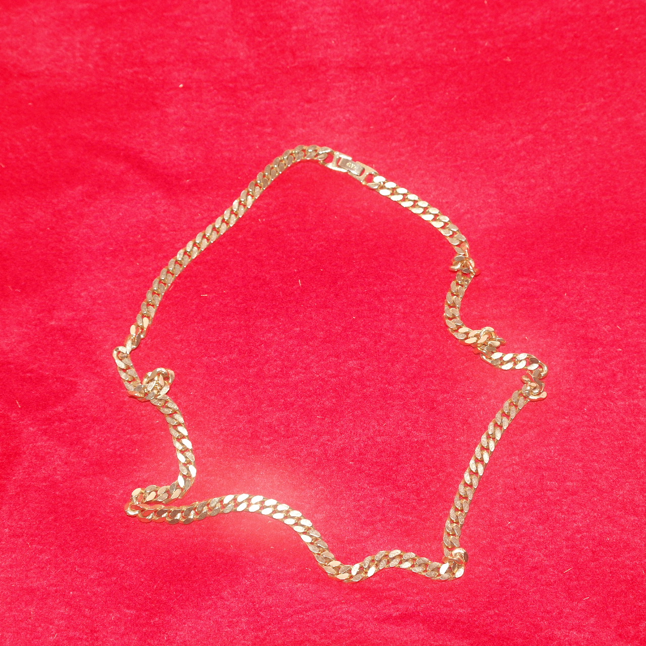 18k 금도금 목걸이