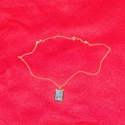 칠보화문장식 메달 목걸이