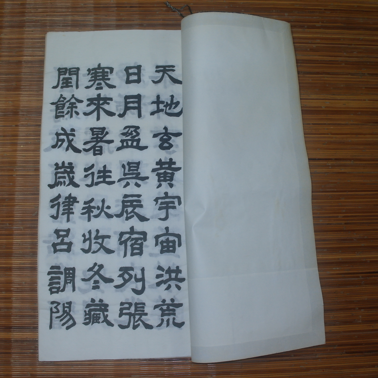 대형크기의 책자 허명숙 작 천자문(千字文)