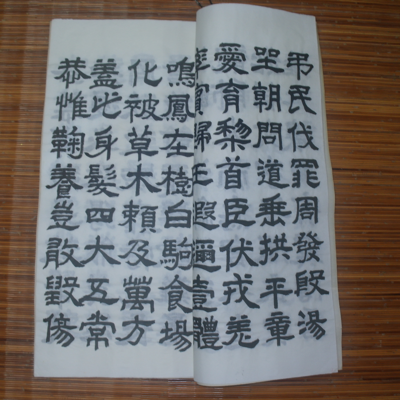 대형크기의 책자 허명숙 작 천자문(千字文)