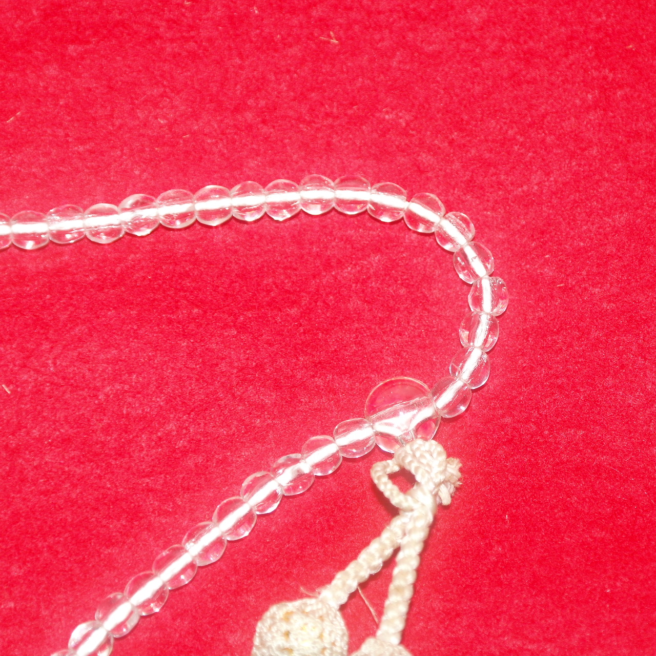 천연수정으로된 염주