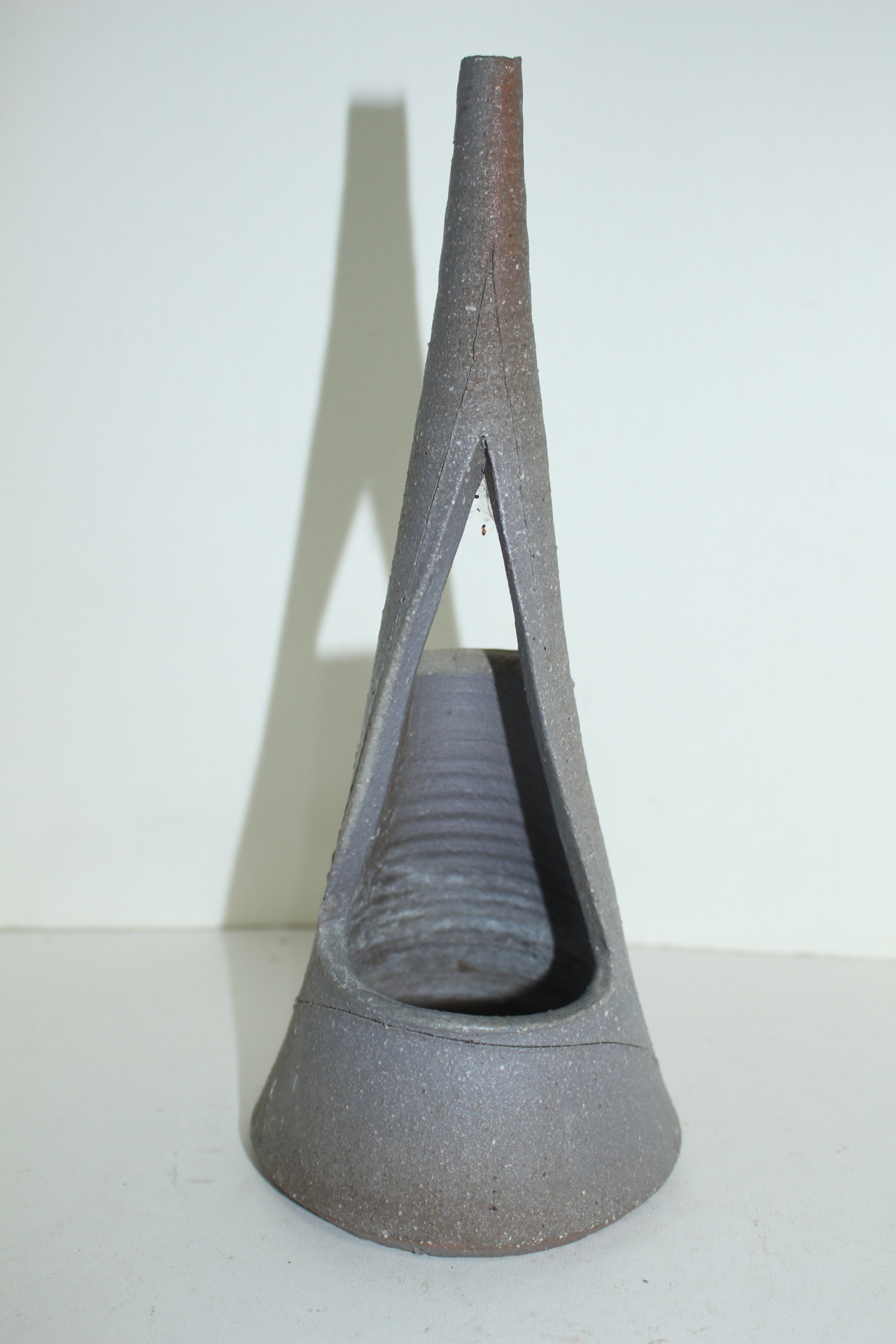 시가라끼 청자 산모양 향완