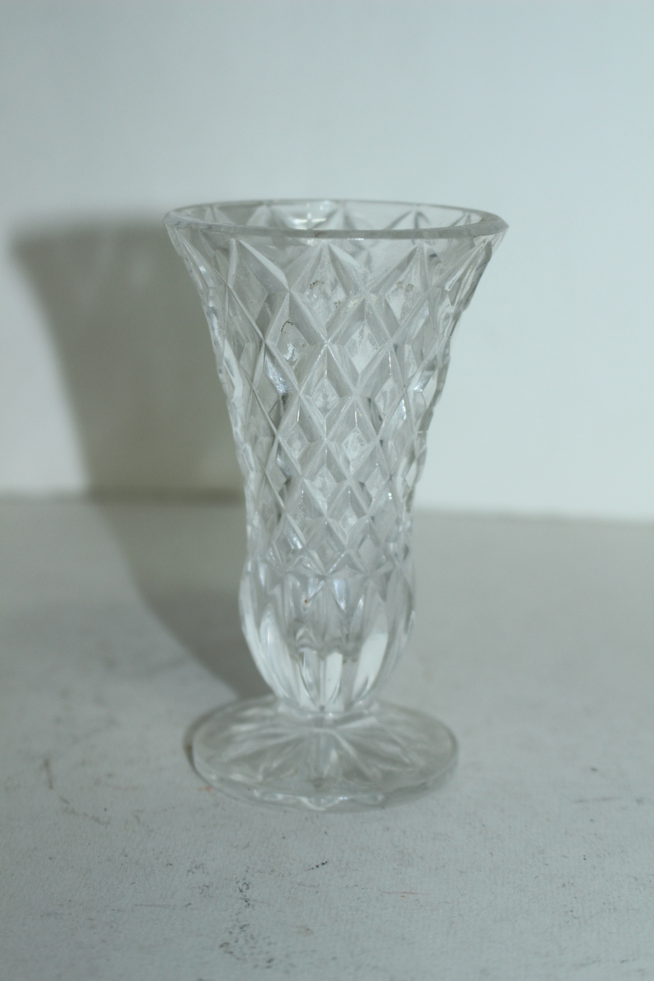 크리스탈 음각각진화문 잔