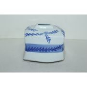 청화백자 초화문 사각호