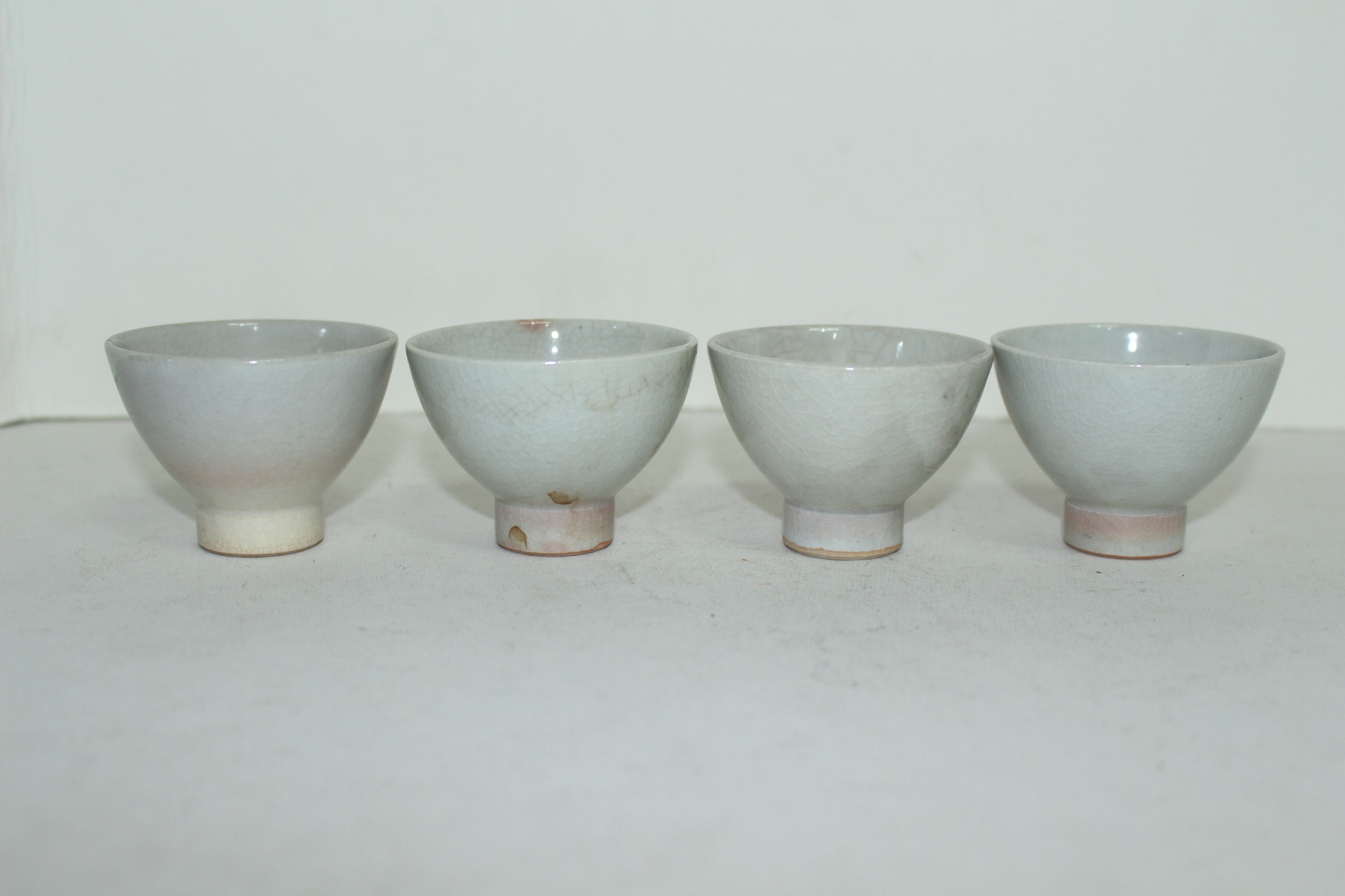 청자 조일잔 4점