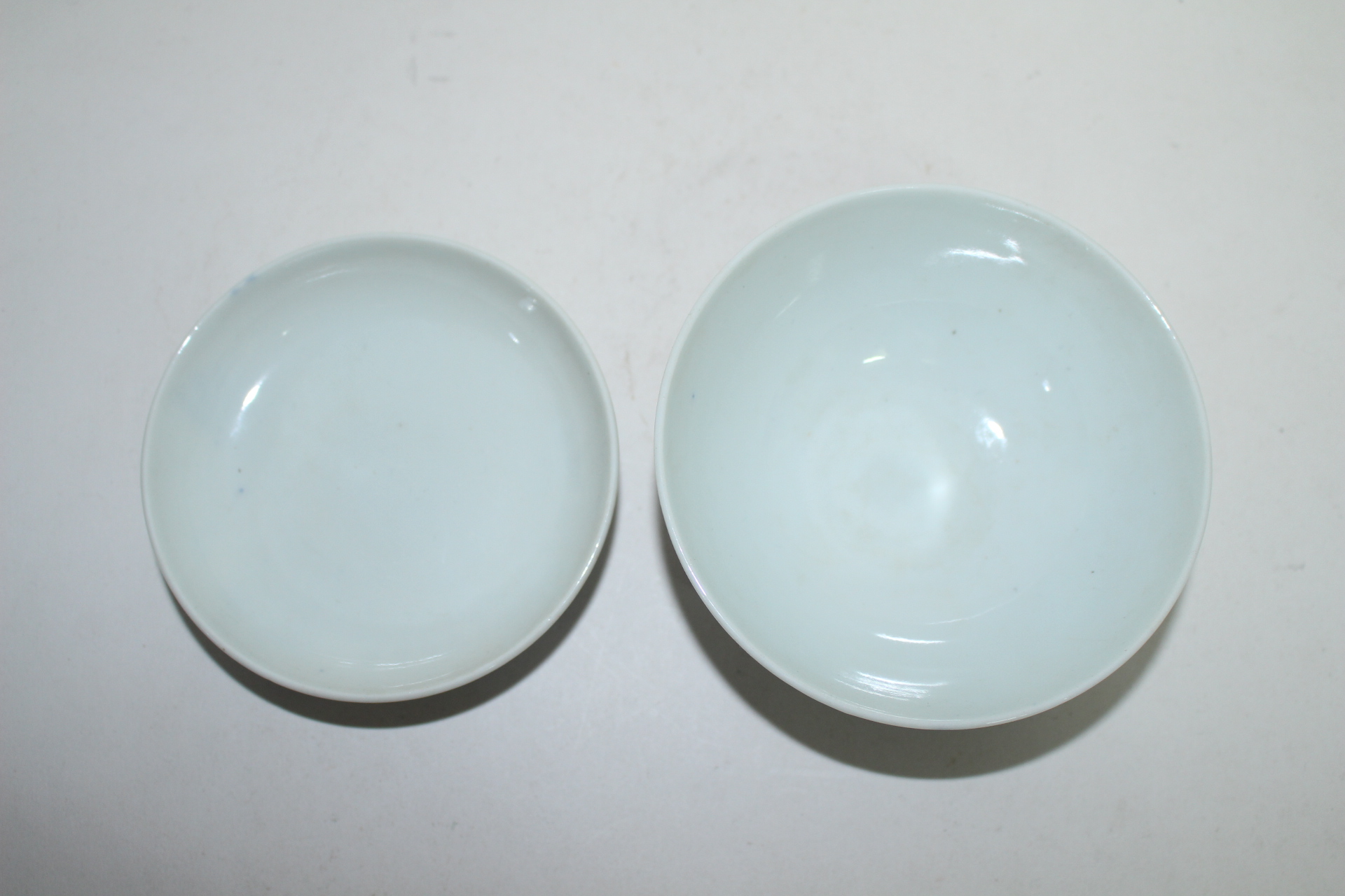 연대가좋은 청화백자 화문 개완