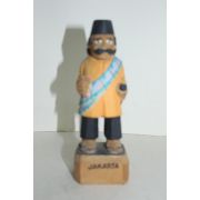자카르타산 나무로된 목인형