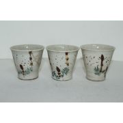 연대가좋은 청자철화화문 잔 3점