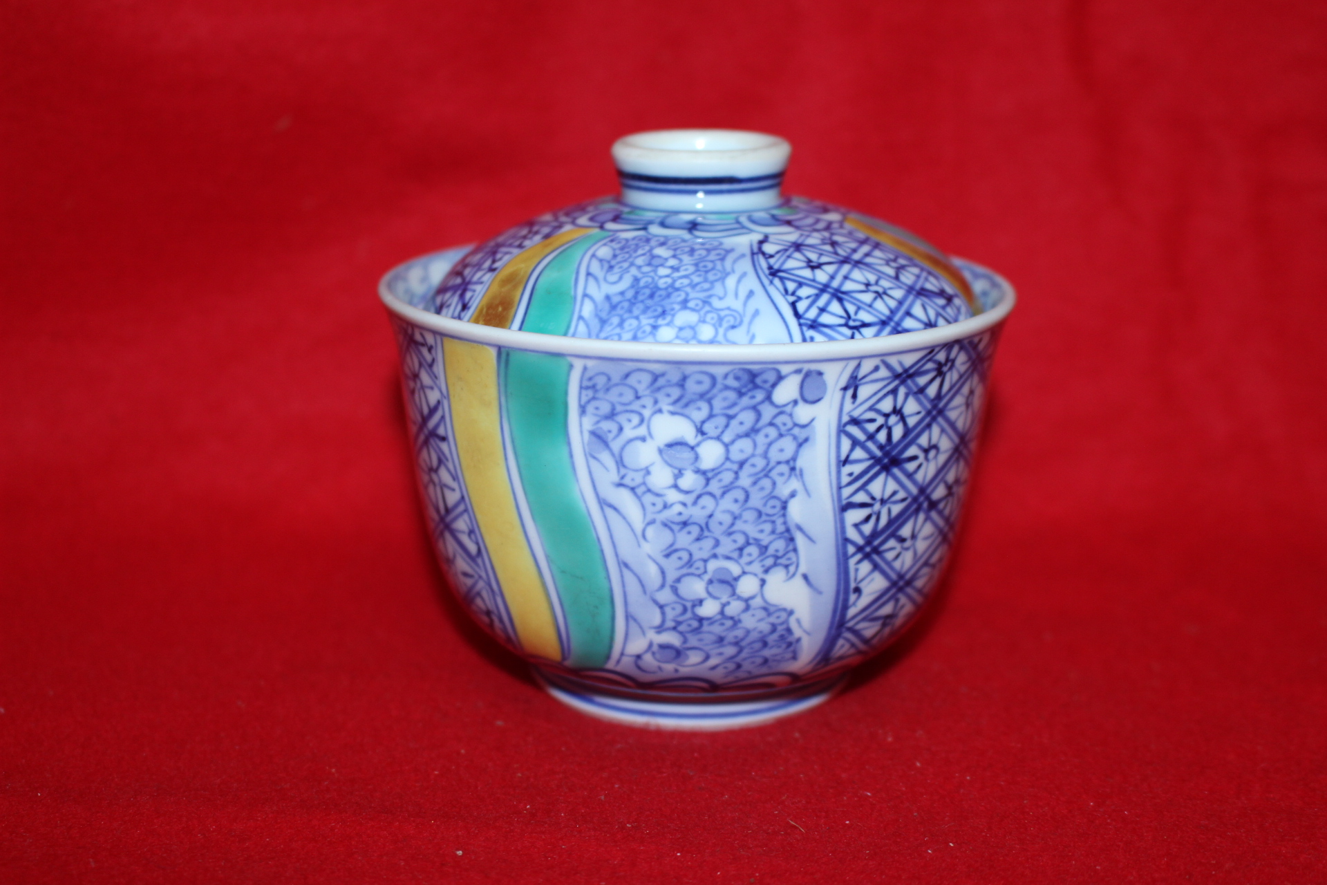 이마리 청화백자추상화문 개완