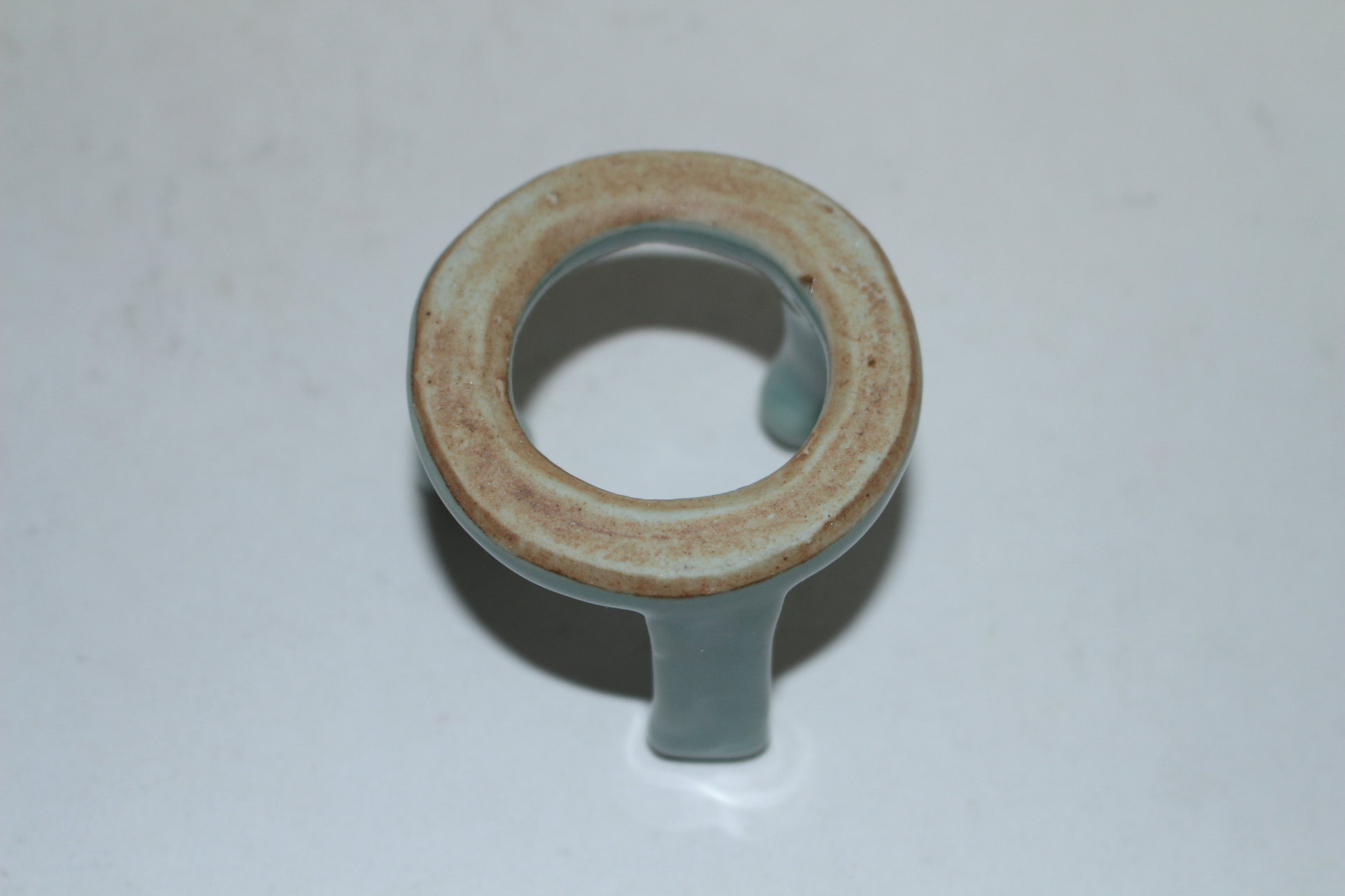 연대가좋은 청자 삼족받침 차도구