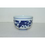 연대가좋은 이마리 청화백자 비익조문 잔