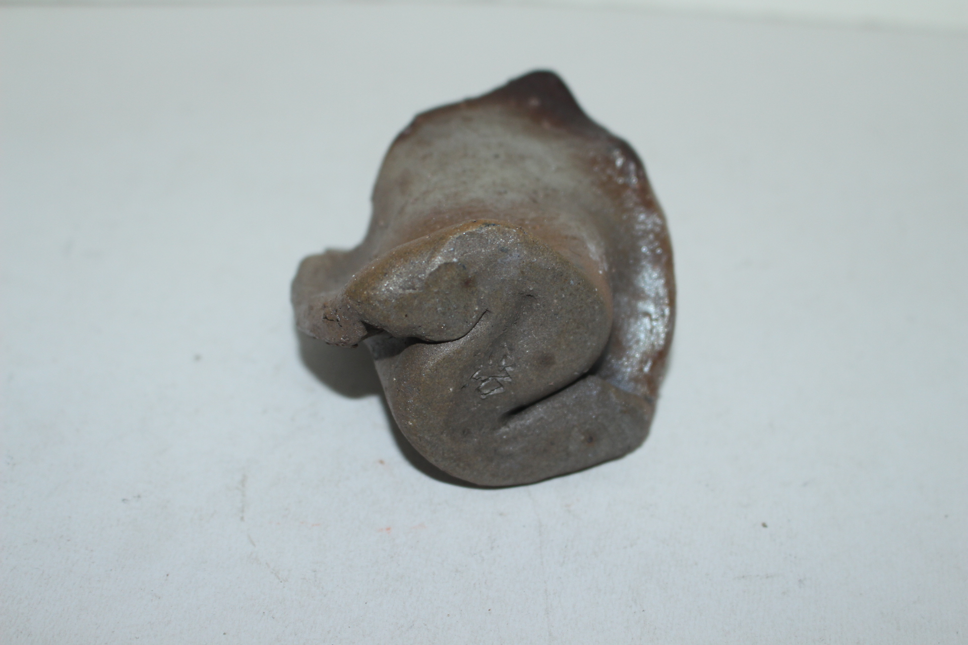시가라끼 청자 특이한 모양의 호