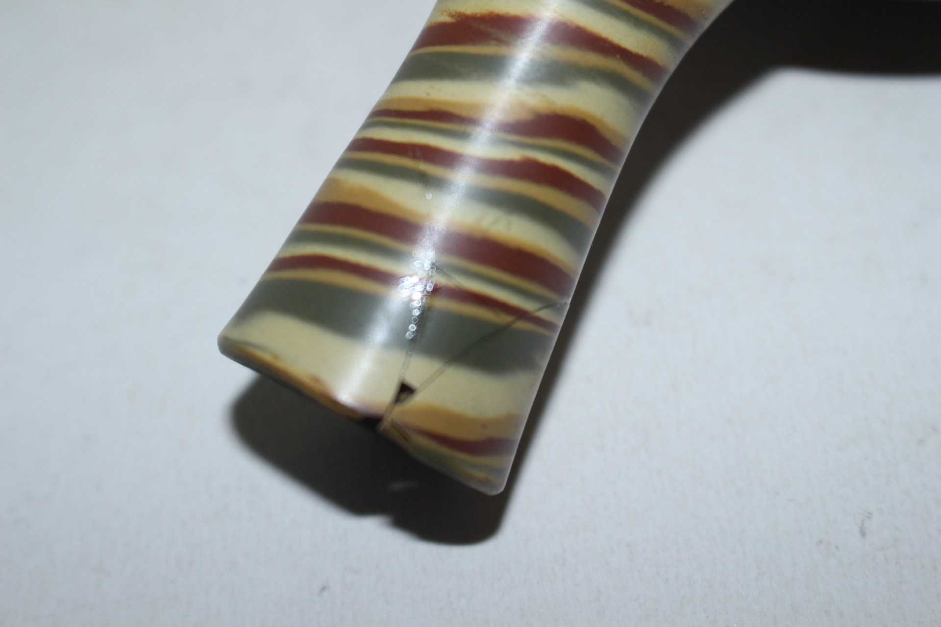 자사도자기 청자연리문 다관