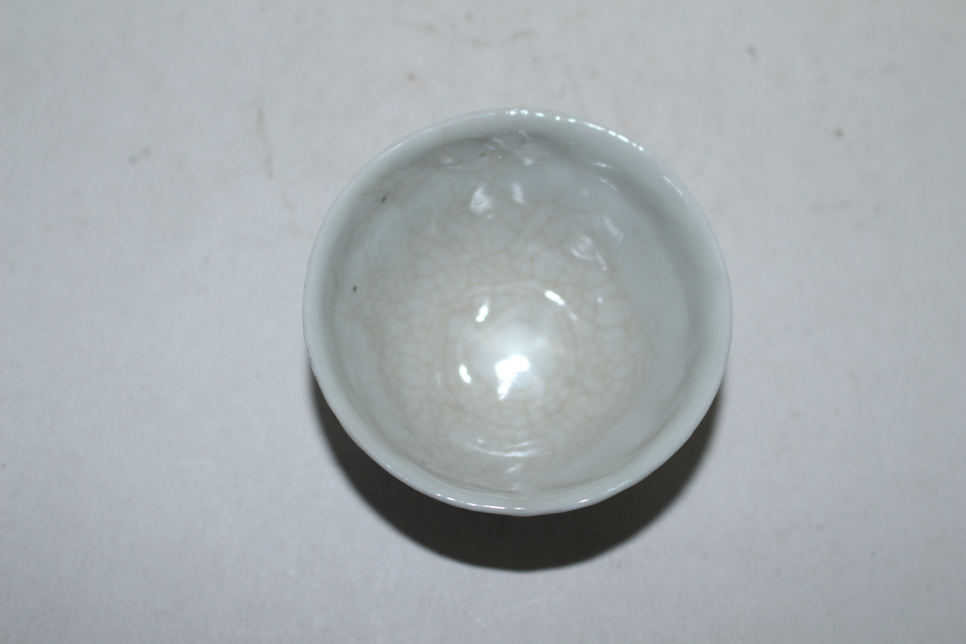 연대가좋은 청화백자 화문잔