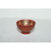 구다니 영락(永樂) 진사백자금채어문 잔