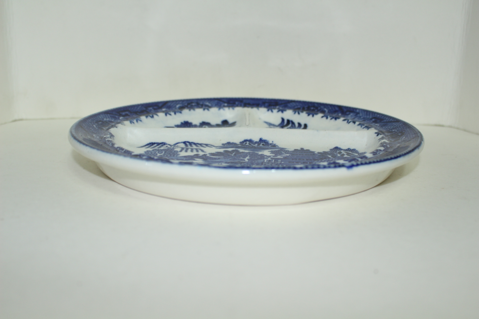 연대가좋은 청화백자 산수문 완